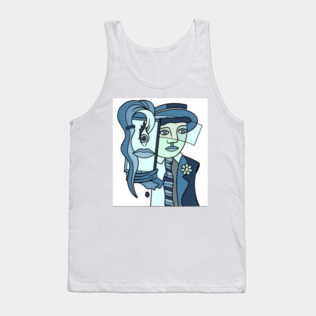 portrait cubism Tank Top by MGphotoart